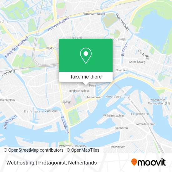 Webhosting | Protagonist map