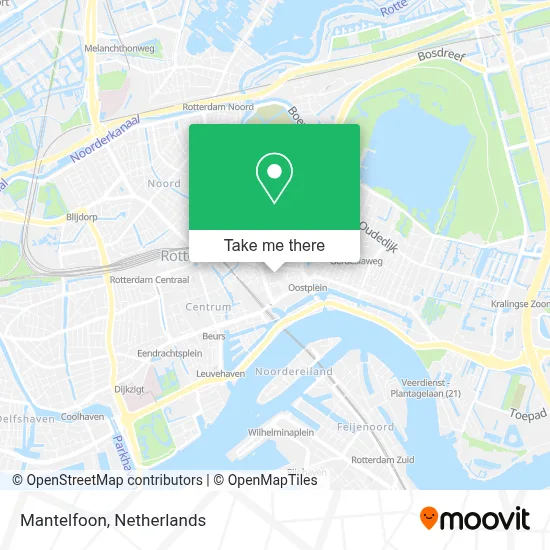 Mantelfoon map
