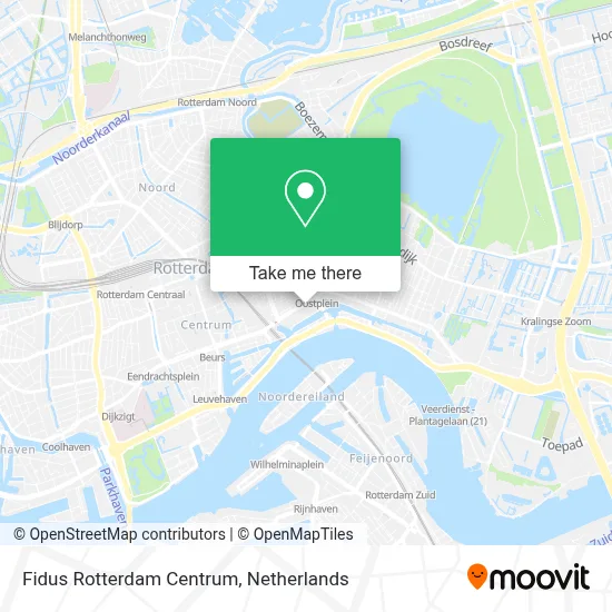 Fidus Rotterdam Centrum map
