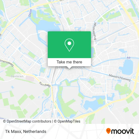 Tk Maxx map