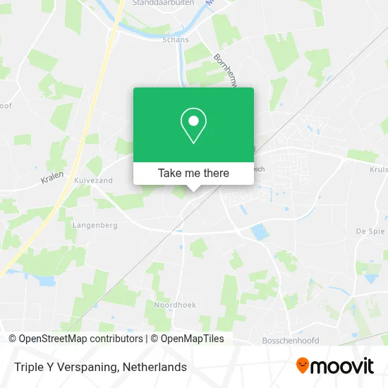 Triple Y Verspaning map