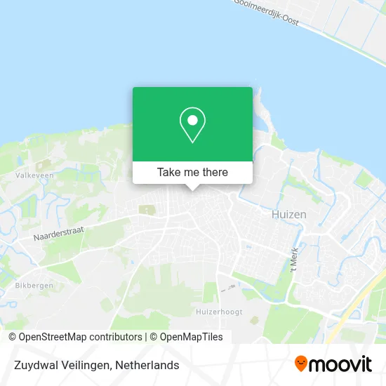 Zuydwal Veilingen map