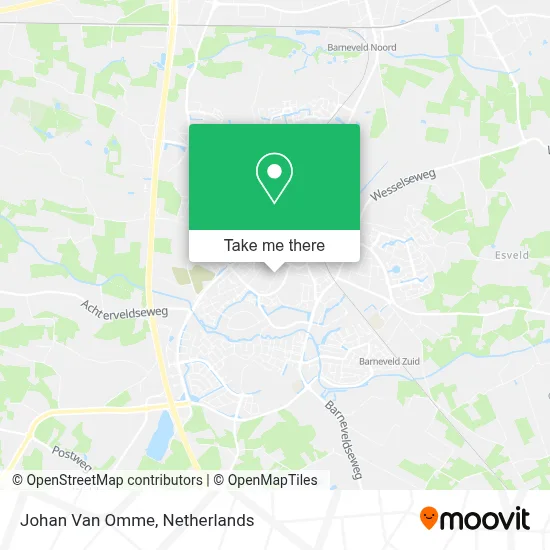 Johan Van Omme map