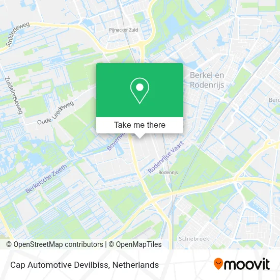 Cap Automotive Devilbiss map