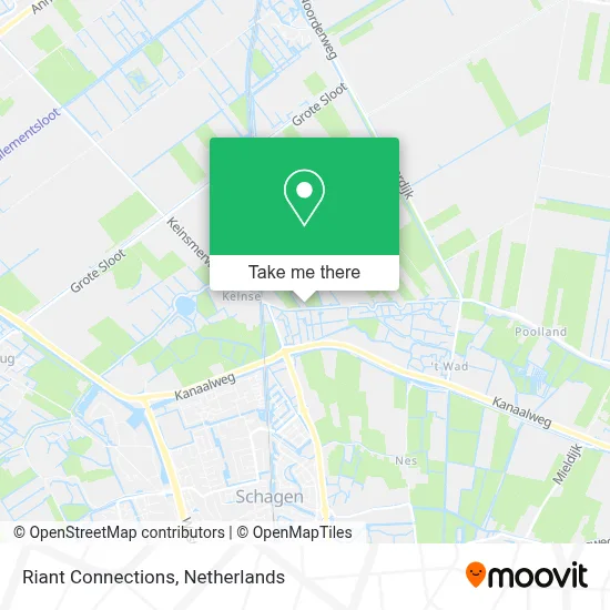 Riant Connections map