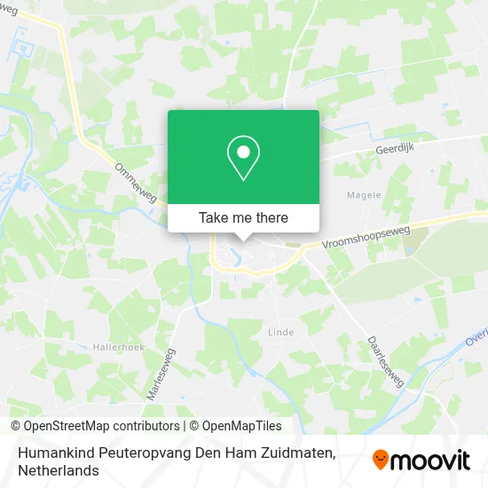 Humankind Peuteropvang Den Ham Zuidmaten map