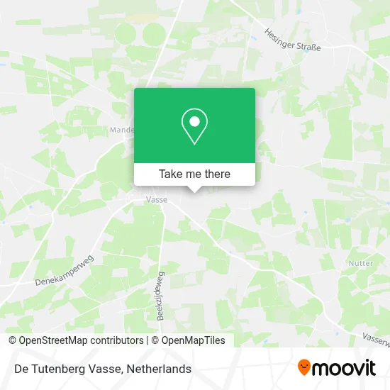 De Tutenberg Vasse map