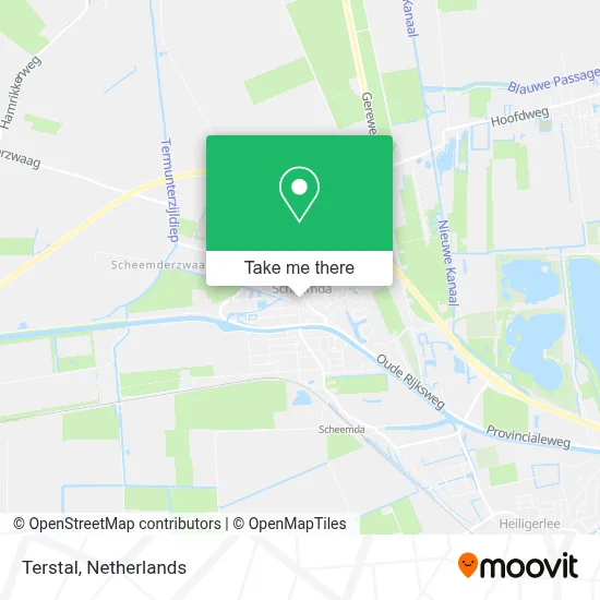 Terstal map
