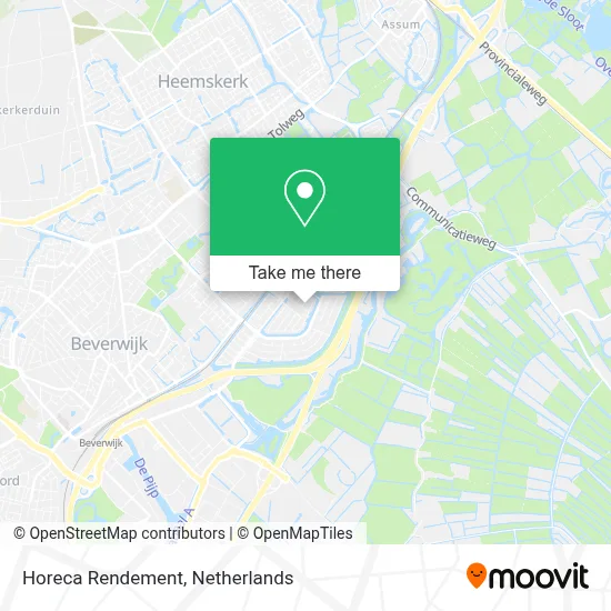 Horeca Rendement map