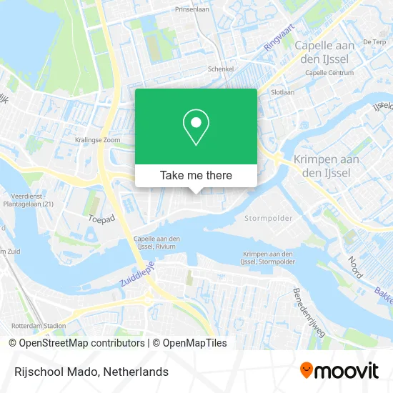 Rijschool Mado map