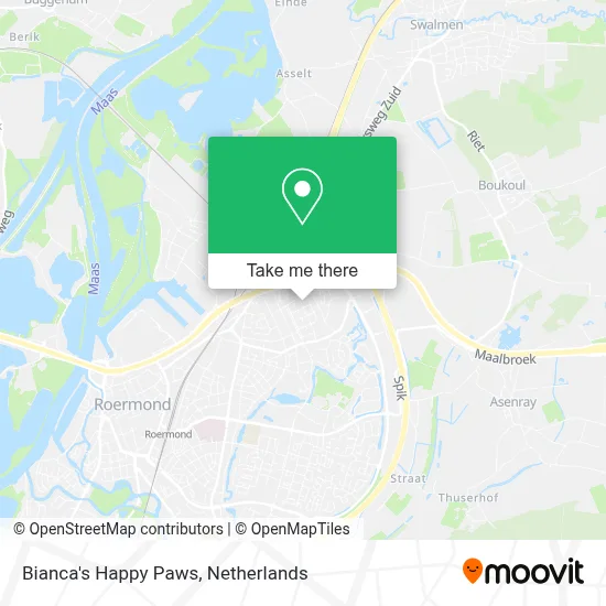 Bianca's Happy Paws map