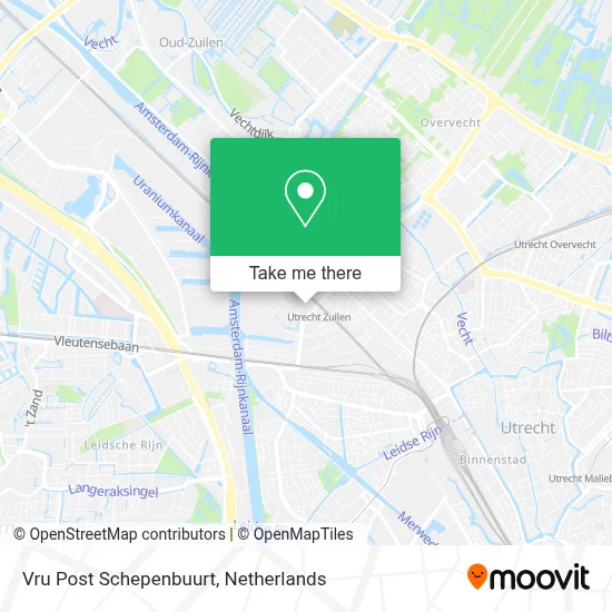 Vru Post Schepenbuurt map
