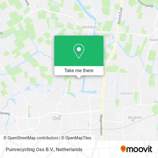 Puinrecycling Oss B.V. map