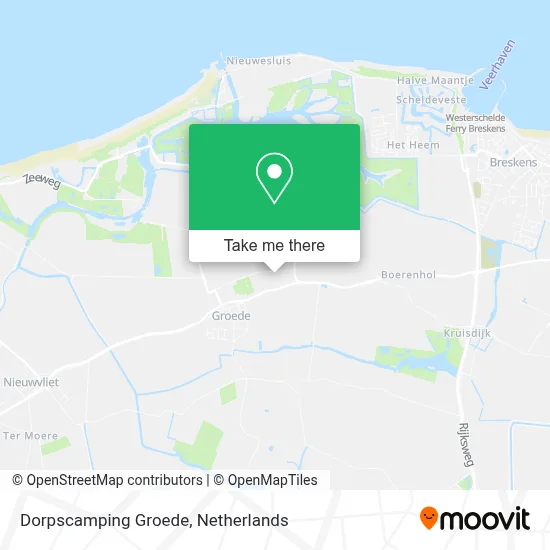 Dorpscamping Groede map