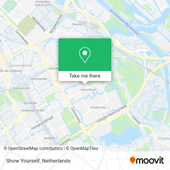 Show Yourself map