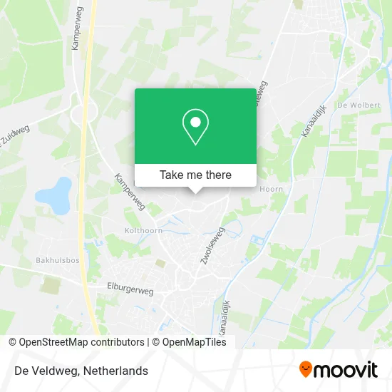 De Veldweg map