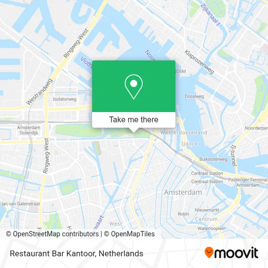 Restaurant Bar Kantoor map