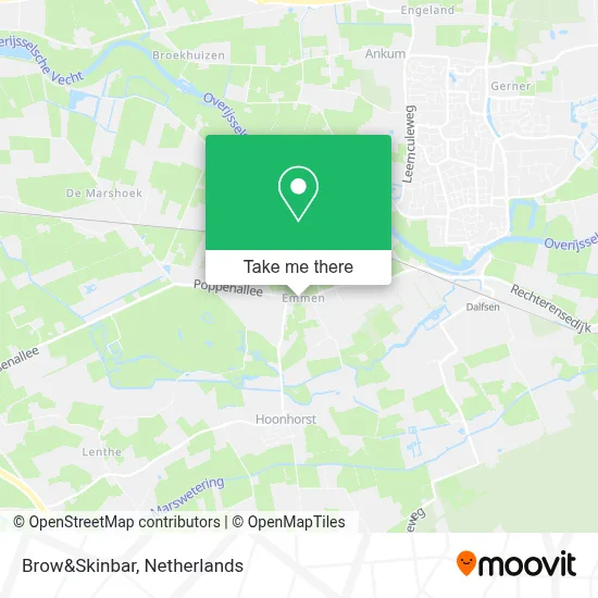 Brow&Skinbar map