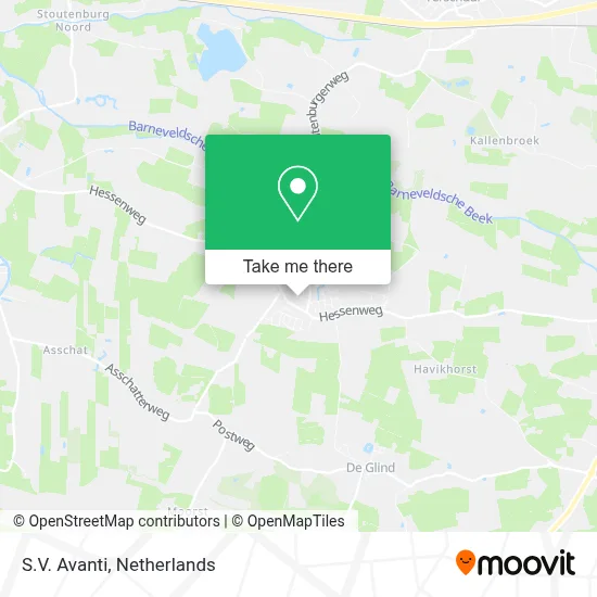 S.V. Avanti map