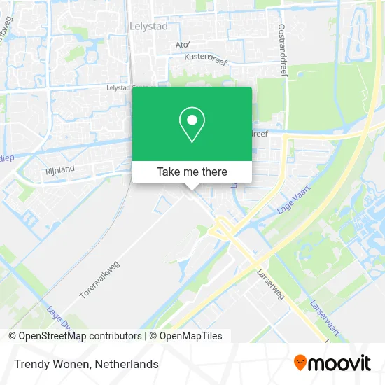 Trendy Wonen map