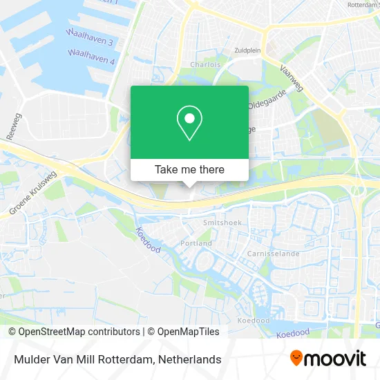 Mulder Van Mill Rotterdam map