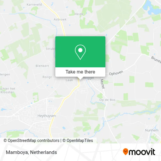 Mamboya map