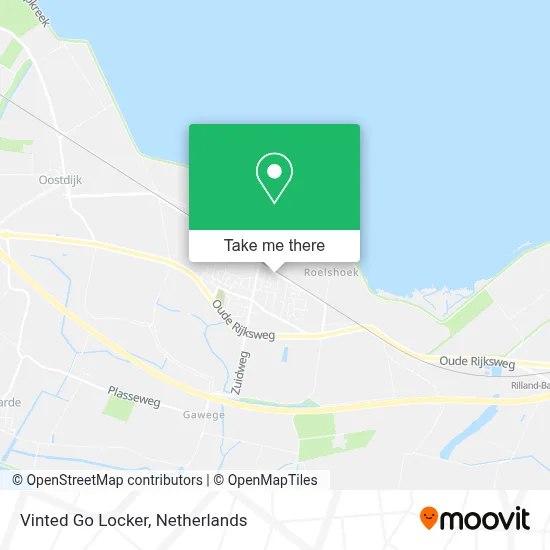 Vinted Go Locker map