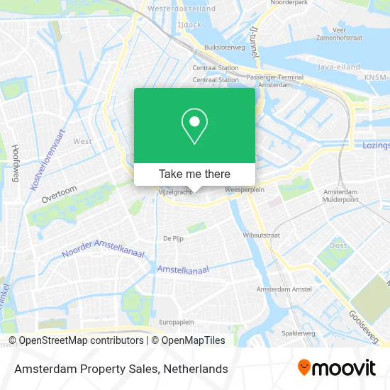 Amsterdam Property Sales map