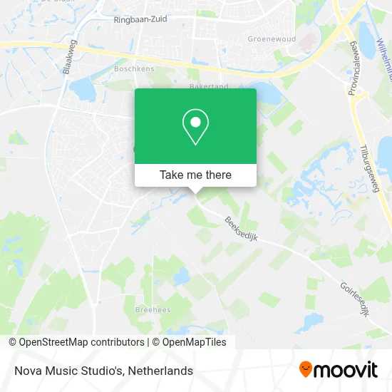 Nova Music Studio's map