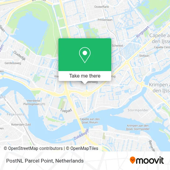 Postnl Pakketpunt map
