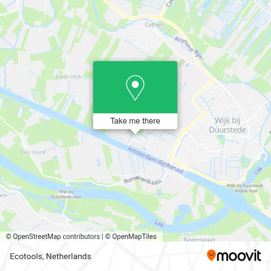 Ecotools map