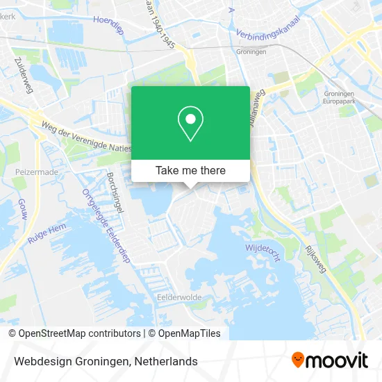 Webdesign Groningen map