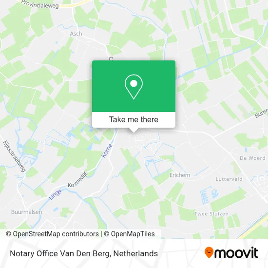 Notary Office Van Den Berg map