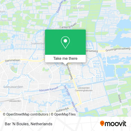 Bar 'N Boules map