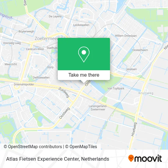 Atlas Fietsen Experience Center map