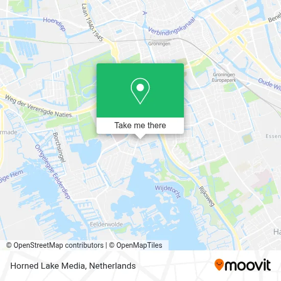 Horned Lake Media map