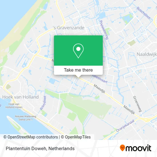 Plantentuin Doweh map