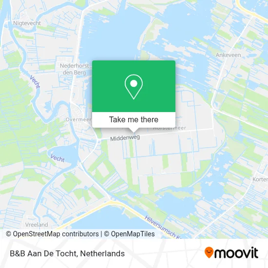 B&B Aan De Tocht Karte