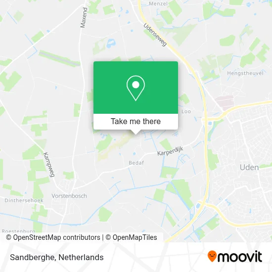 Sandberghe map
