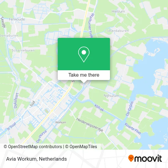 Avia Workum map