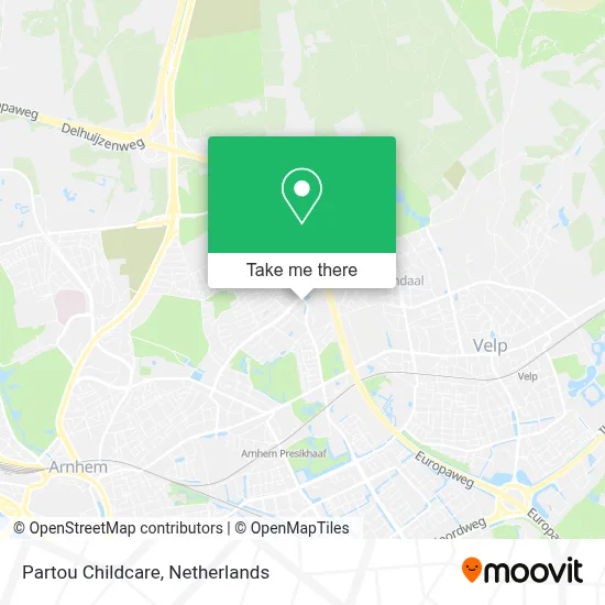 Partou Childcare map