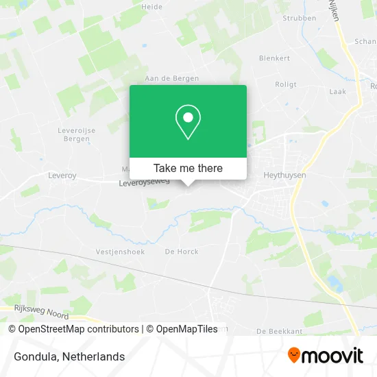 Gondula map