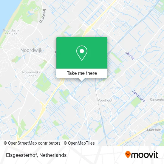 Elsgeesterhof map