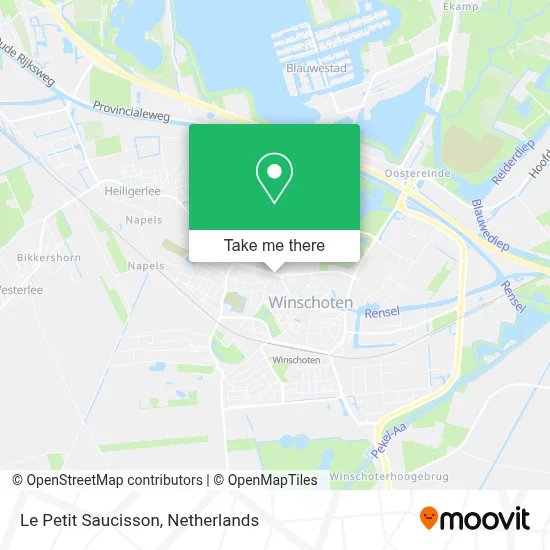 Le Petit Saucisson map