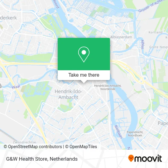 G&W Health Store map