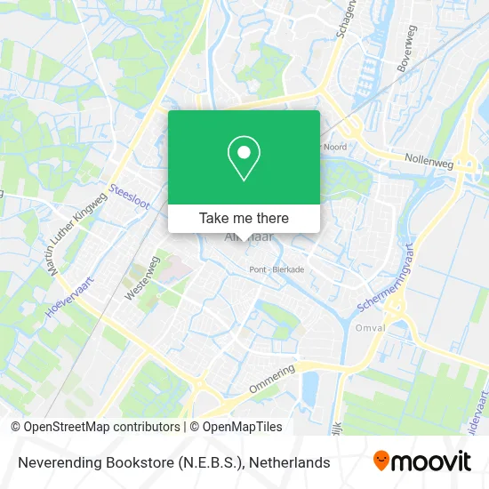 Neverending Bookstore (N.E.B.S.) map