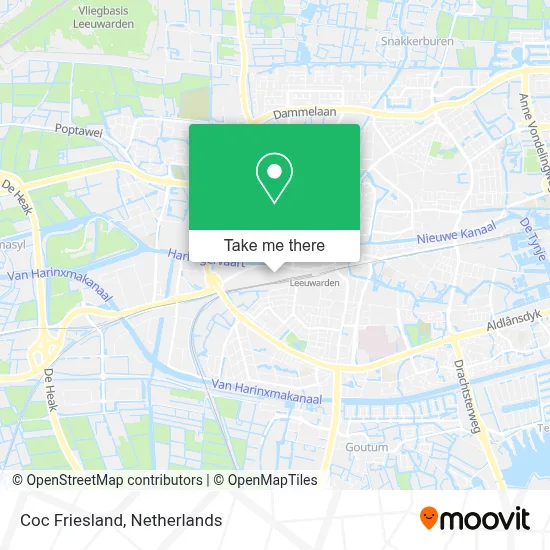 Coc Friesland map