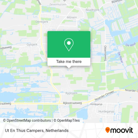 Ut En Thus Campers Karte