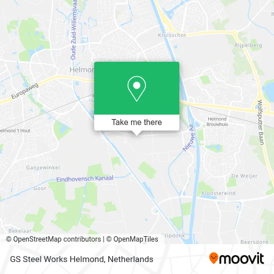 GS Steel Works Helmond map