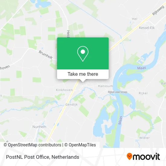 Postnl Postkantoor map